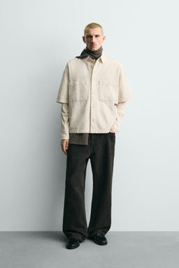CAMISA ESTRUCTURA BOLSILLOS / Blanco