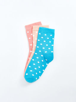 Puantiyeli K?z ?ocuk Soket ?orap 3l? - Waikiki фото 2