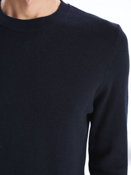 Bisiklet Yaka Erkek Triko Kazak