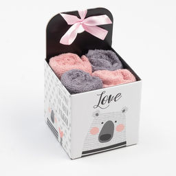 Набор махровых полотенец Этель Love 30х30 см-4шт, 100% хлопок 340 гр/м2  фото 5