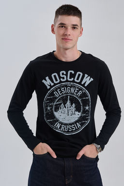 8573 футболка с дл.рукавом унисекс