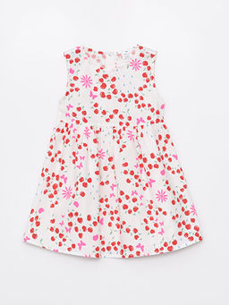 Bisiklet Yaka K?sa Kollu K?z Bebek Elbise