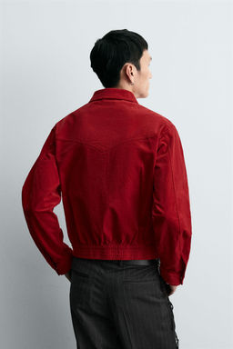 BOXY FIT CORDUROY OVERSHIRT - Zara фото 3