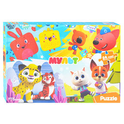 Пазлы 24 maxi "Ми-ми-мишки и др. Мульт"