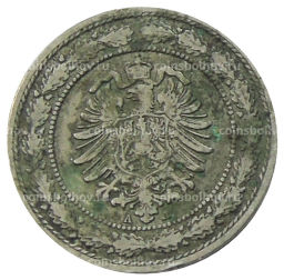 20 пфеннигов 1887 года A Германия