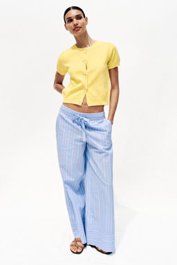 CARDIGAN WITH FAUX PEARL TIES - Zara фото 4