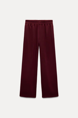 WIDE-LEG CREPE TROUSERS - Zara фото 5