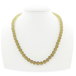 Султанит 8мм, круглые гранёные бусы "Соблазн" длиной 50см