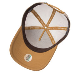 Бейсболка DJINNS арт. HFT Lazy Barista (коричневый / бежевый)