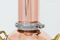 Аламбик Вискарный с колонной АЛКОВАР 10л с клампами 4"и1,5"