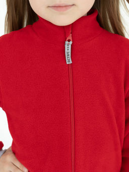 Комбинезон детский флисовый красный