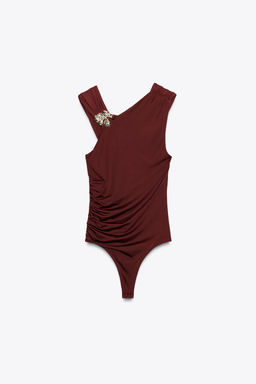 POLYAMIDE HARDWARE BODYSUIT - Zara фото 16