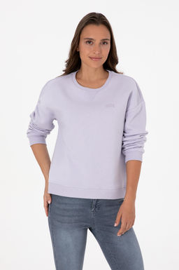 Kad_n Lavanta _ardonlu Bisiklet Yaka Basic Sweatsh_rt Sepette S_rpriz _ndirim - U.s. polo assn фото 3