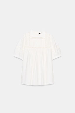 ROMANTIC BALLOON SLEEVE BLOUSE - Zara фото 21