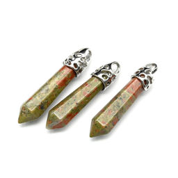 Кристалл-маятник из унакита 8*37мм