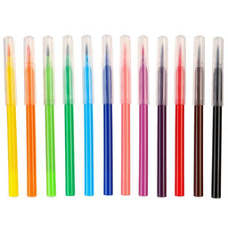 Фломастеры с кистью, 12 цветов, Маша и Медведь  фото 9