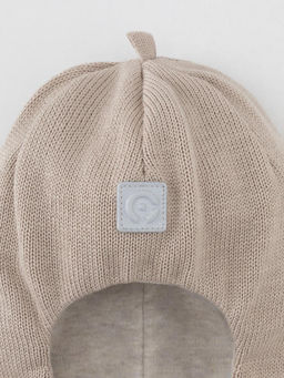 Crockid _ КВ 20268/25/бежевый шапка-шлем дет фото 2