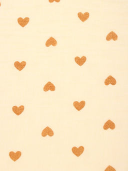 Плед «Этель. Сердечки», 100×100 см, муслин двухслойный