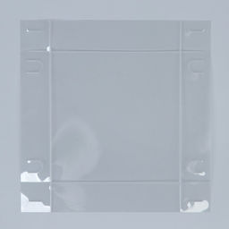Цена за 5 шт. Коробка для печенья, кондитерская упаковка с PVC крышкой, «Котёнок», 10.5×10.5×3 см