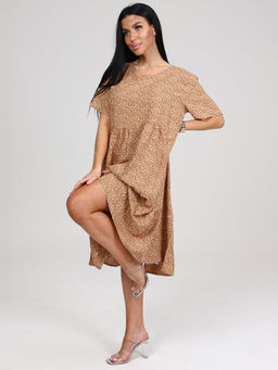 13 ПЛАТЬЕ ЖЕНСКОЕ (Бежевый) - А-дина фото 4