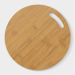 Доска для подачи Доляна Цинза, d=25 см, толщина 0.8 см, мдф бамбук  фото 3