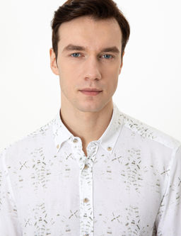 Haki Slim Fit Uzun Kollu G_mlek - Cacharel фото 2