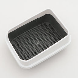 Туалет Сима Люкс с сеткой и боротм 30 х 39 х 19 см, серый - Simaland фото 4