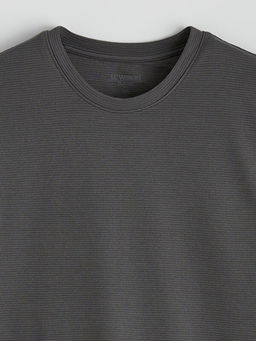 Bisiklet Yaka Penye Erkek Ti??rt