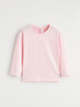 Bisiklet Yaka Nak??l? K?z ?ocuk Ti??rt