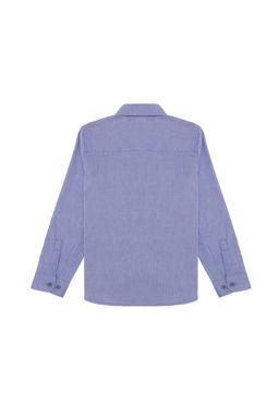 U. S. Polo Assn Темно-синяя базовая рубашка с длинным рукавом для мальчика - U.s. polo assn фото 2