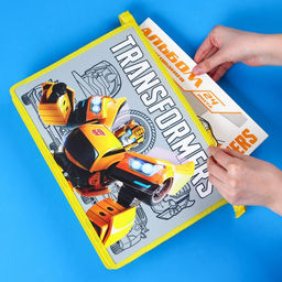 Папка пластиковая А4, на молнии, Трансформеры - Hasbro фото 2