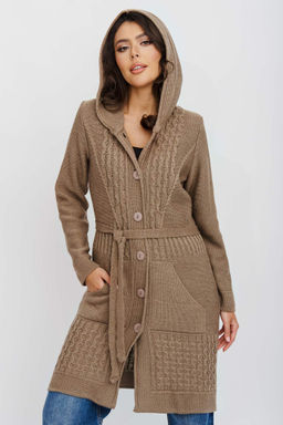 Кардиган 35166 к/кофейный (1920) - Злата Стиль фото 3