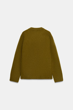 PLAIN KNIT V-NECK JUMPER - Zara фото 6