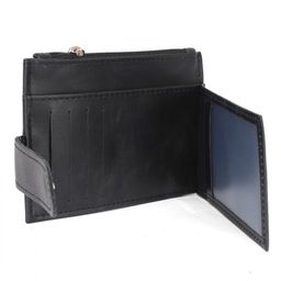 Визитница-кардхолдер Croco-ВК-218 н/к, 2отд, 11карм, черный пулл-ап (254) 238686 фото 3