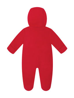 Комбинезон ясельный флисовый красный