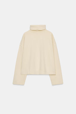 OVERSIZE HIGH NECK SWEATSHIRT - Zara фото 5