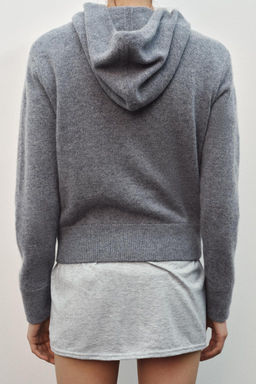 100% WOOL HOODED JACKET - Zara фото 3