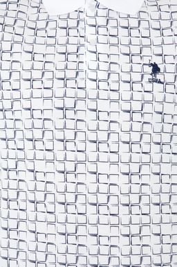 U. S. Polo Assn Мужская темно-синяя футболка с воротником-поло - U.s. polo assn фото 6