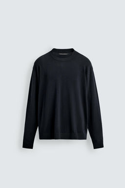 REGULAR FIT TEXTURED SWEATER