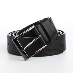 Ремень мужской Великан, ширина 4 см, винт, пряжка металл, цвет чёрный