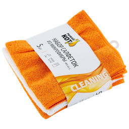 Набор салфеток из микрофибры 5 шт. 30*30 см арт. MFS-01/5, 310238