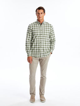 Regular Fit Uzun Kollu Ekose Erkek G?mlek