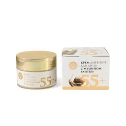 Крем для лица с муцином улитки дневной 55+ - Мануфактура дом природы фото 2