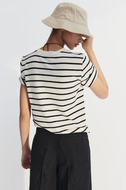 Camiseta de punto fino - H&m фото 3