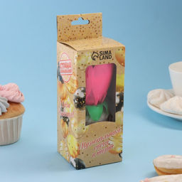 Свеча для торта музыкальная Бутон, крутящаяся, розовая, 14,5 см - Страна карнавалия фото 4