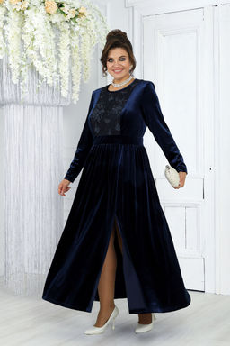 Платье Ninele 7431-Р темно-синий - Mira fashion фото 640