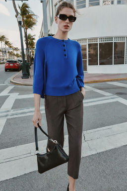 WIDE SLEEVE KNIT JUMPER - Zara фото 16