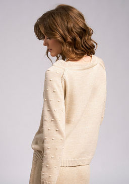 WW-2558 джемпер женский слоновая кость - Mozart фото 4