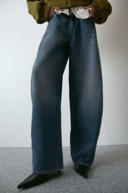 Barrel High Waist Jeans - H&m фото 9