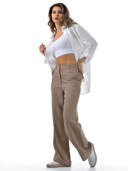 Брюки из ЛЬНА с ВИСКОЗОЙ на молнии. - А+б коллекция фото 4